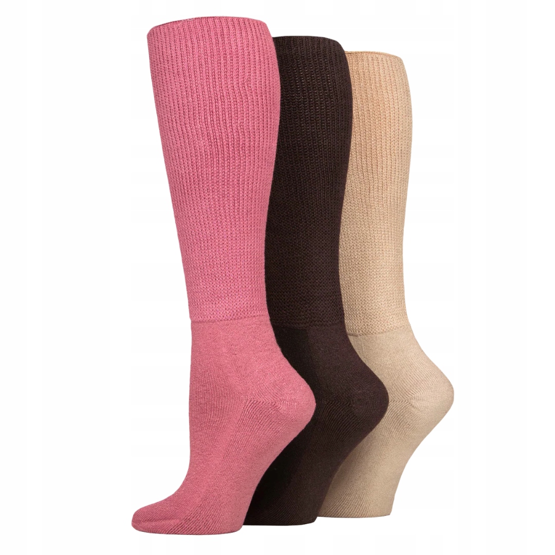 Bambusové podkolenky pro diabetiky Iomi Bamboo, Dusty pink 37-42