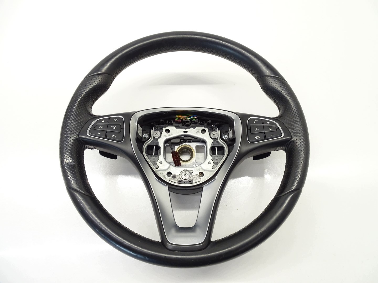 steering wheel, MULTIFUNKCJA leather MERCEDES C W205 A0004601803