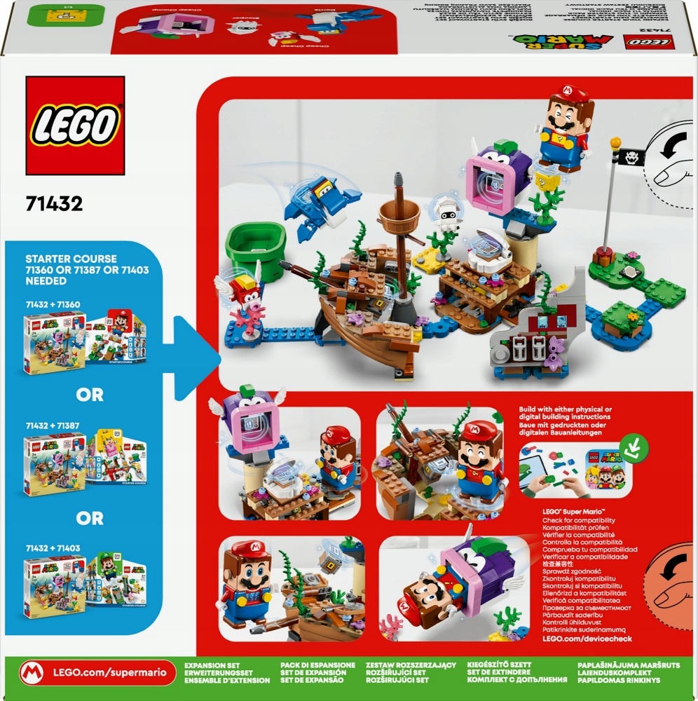 LEGO 71432 SUPER MARIO Przygoda Dorriego we wraku Marka LEGO