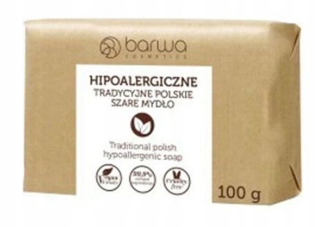 

Barwa hipoalergiczne szare mydło 100g