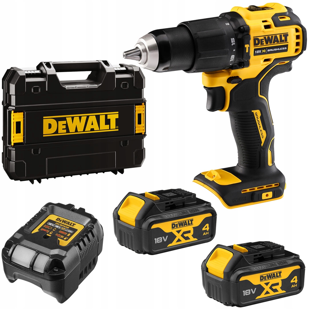 Akumulatorowa wkrętarka udarowa 18V 65Nm 2-biegowa 2x4Ah DeWALT DCD709M2T
