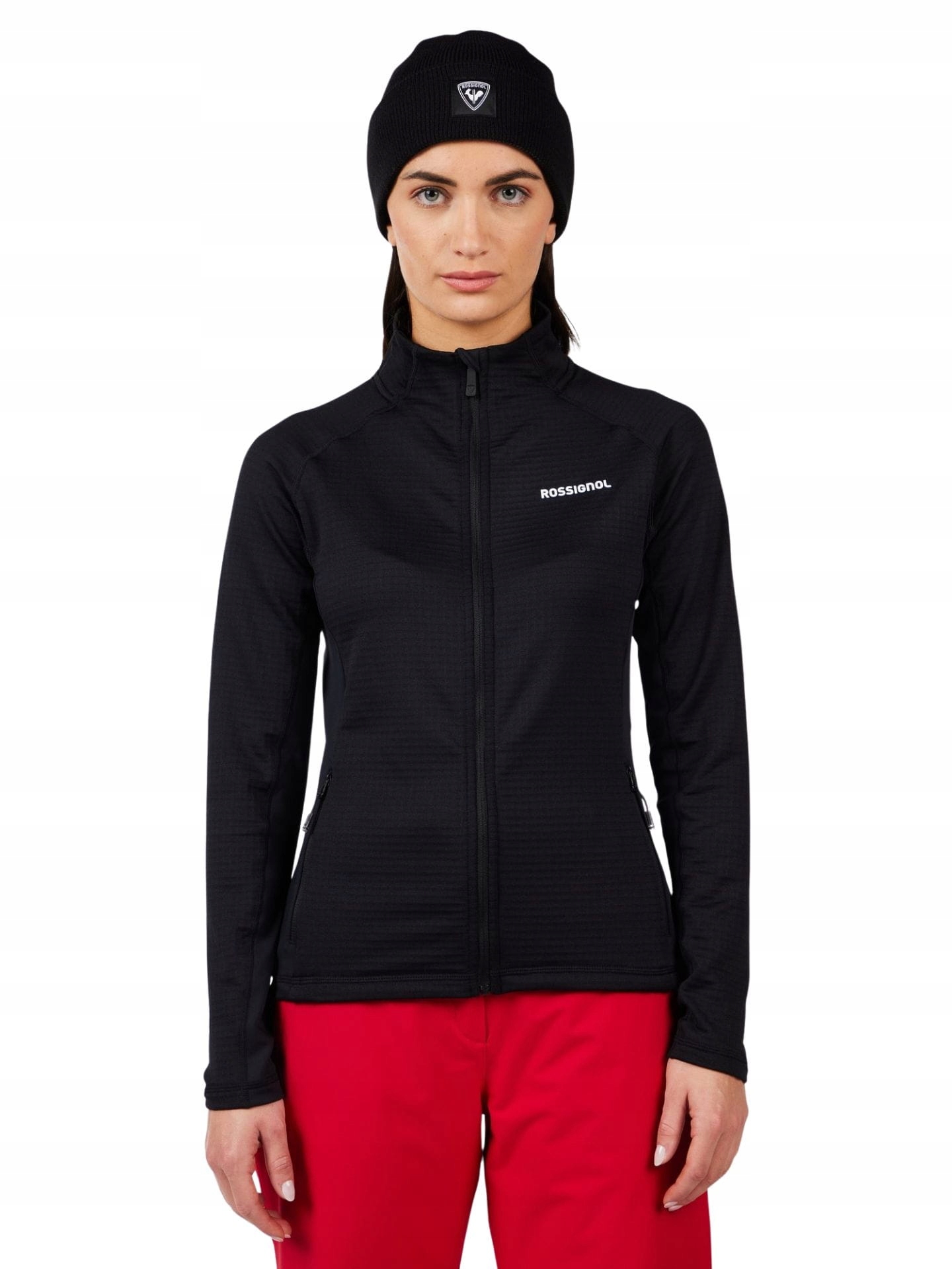 Dámská Mikina Rossignol Blackside Mix Full-Zip Fleece Black M