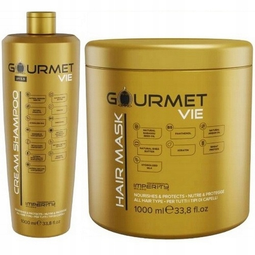 Imperity Set Gourmet Šampon Maska Na Vlasy Argan Oil Keratin 2x1000 M