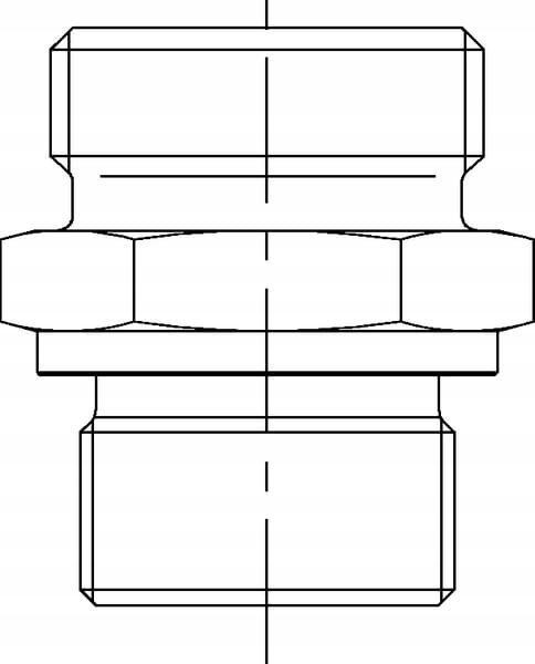 Przyłącze proste M18x1.5-M18x1.5 12L Marka maszyny Inna