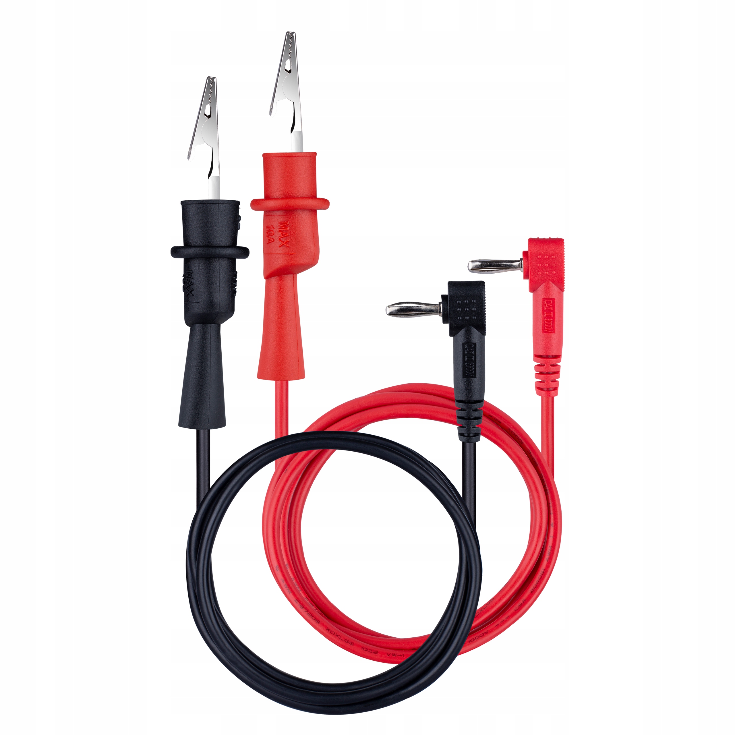 Kable przewody do miernika bananek krokodyl HQ