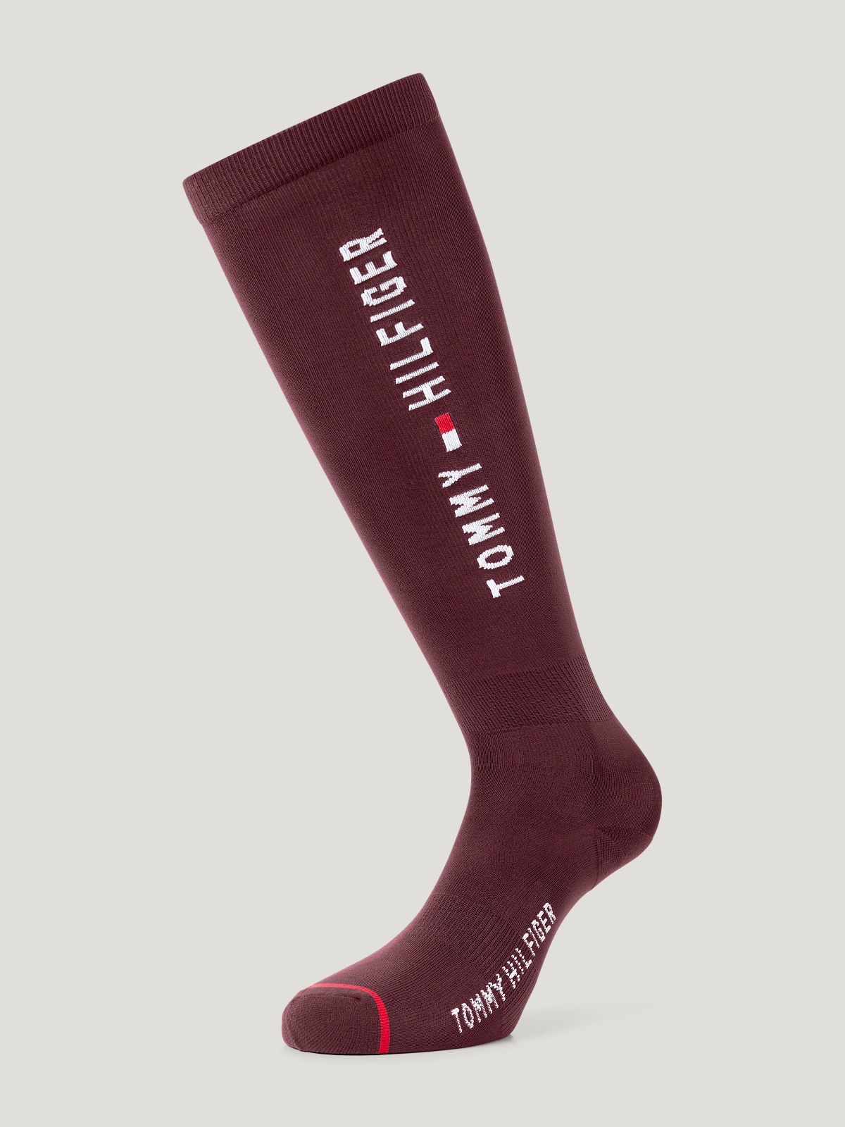 Tommy Hilfiger, Podkolanówki jeździeckie Clifton, Deep Burgundy 39-42