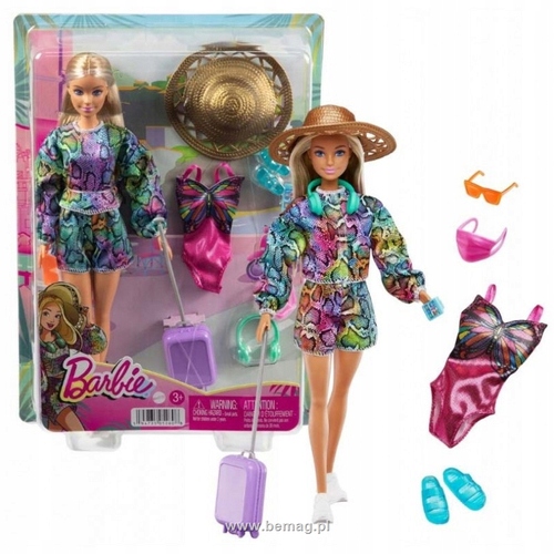 

Lalka Barbie Wakacyjna Przygoda Walizka HGM54
