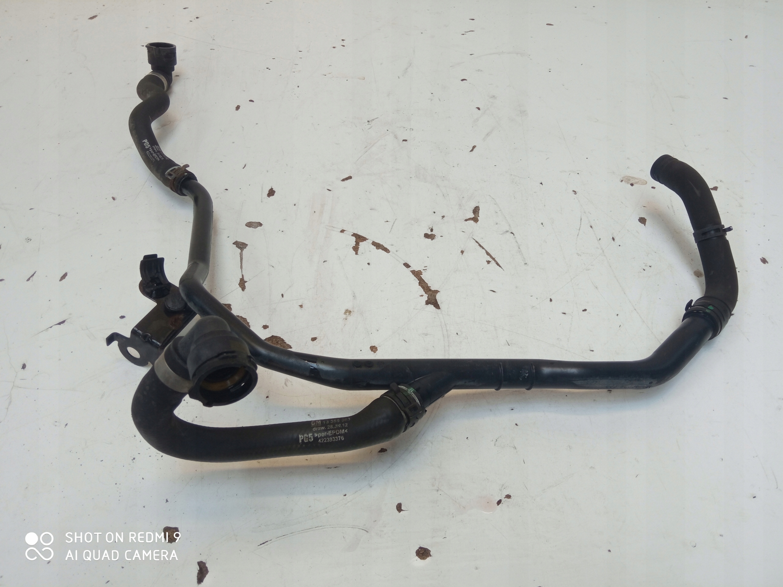 OPEL CORSA E cijev crijevo prijenos vode 1.2 1.4