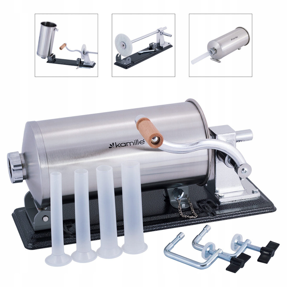 NADZIEWARKA DO KIEŁBASY MASZYNKA DO KIEŁBAS SZPRYCA KAMILLE Marka Kamille