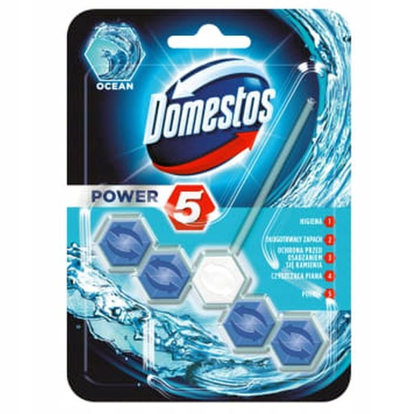 

Domestos Power 5 zawieszka do Wc Ocean 55g
