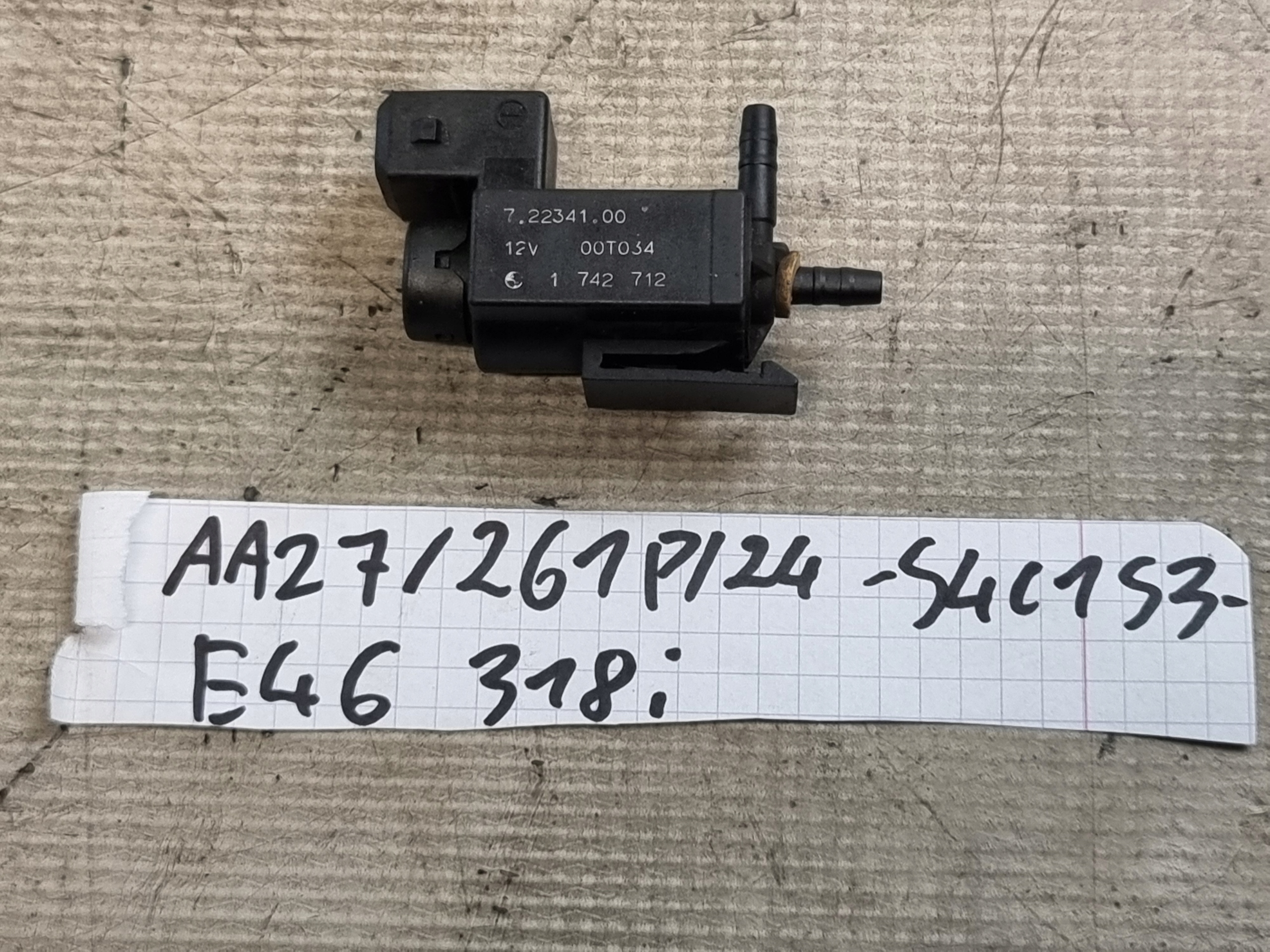 Sensor Unterdruck OE 1742712 BMW E46 318i 00r