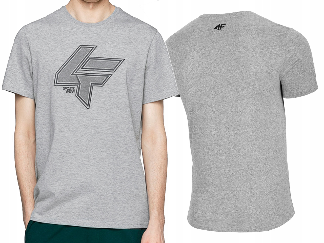 

4F Koszulka Męska L21 TSM010 T-shirt Bawełniana