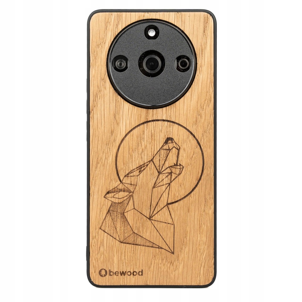 Dřevěné Pouzdro Bewood pro Realme 11 Pro 5G 11 Pro Plus 5G Vlk Dub