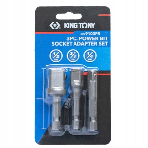 

Uchwyty trzpieniowe do wkrętarek King Tony 1/4