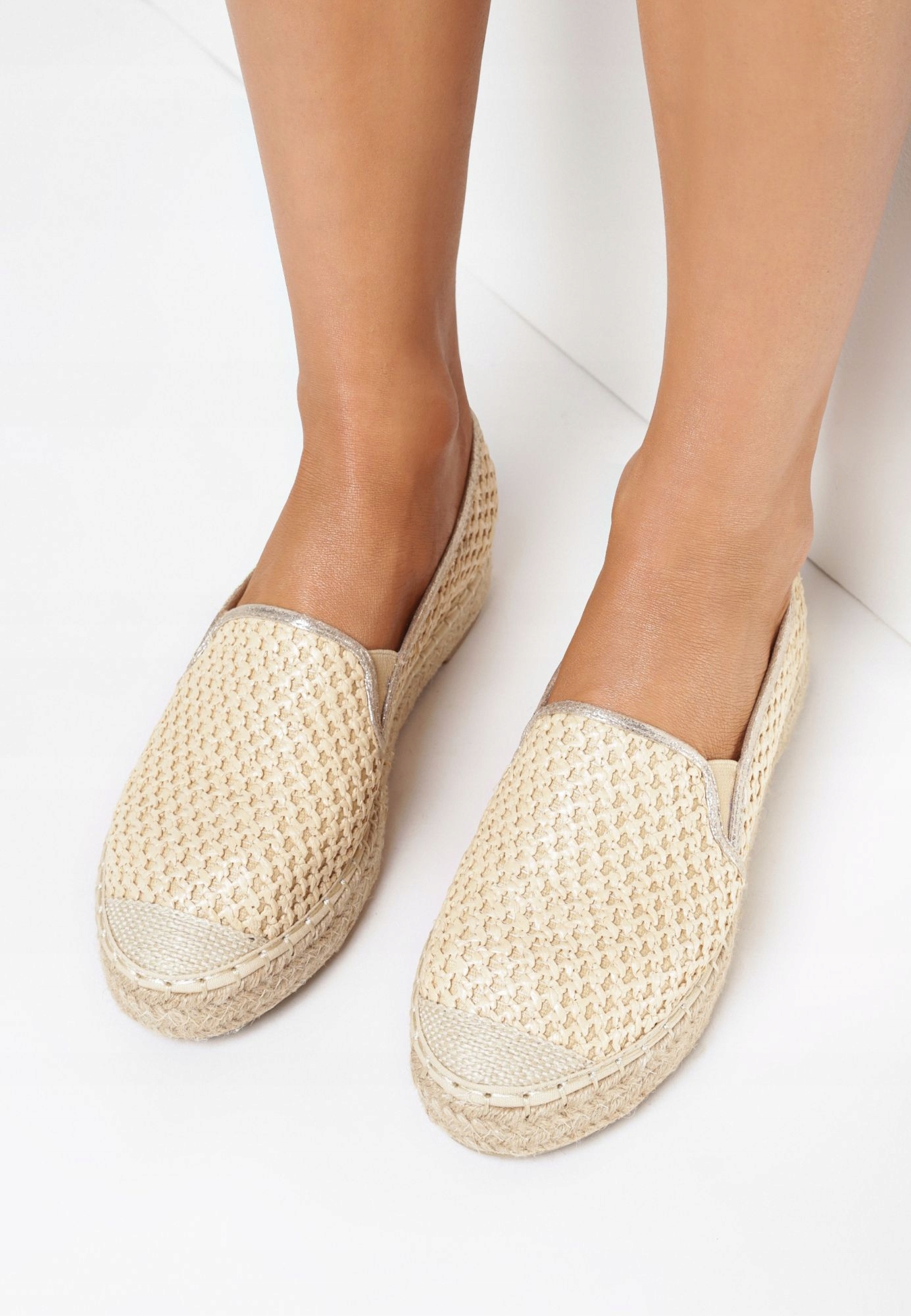 

Beżowe Espadryle 38
