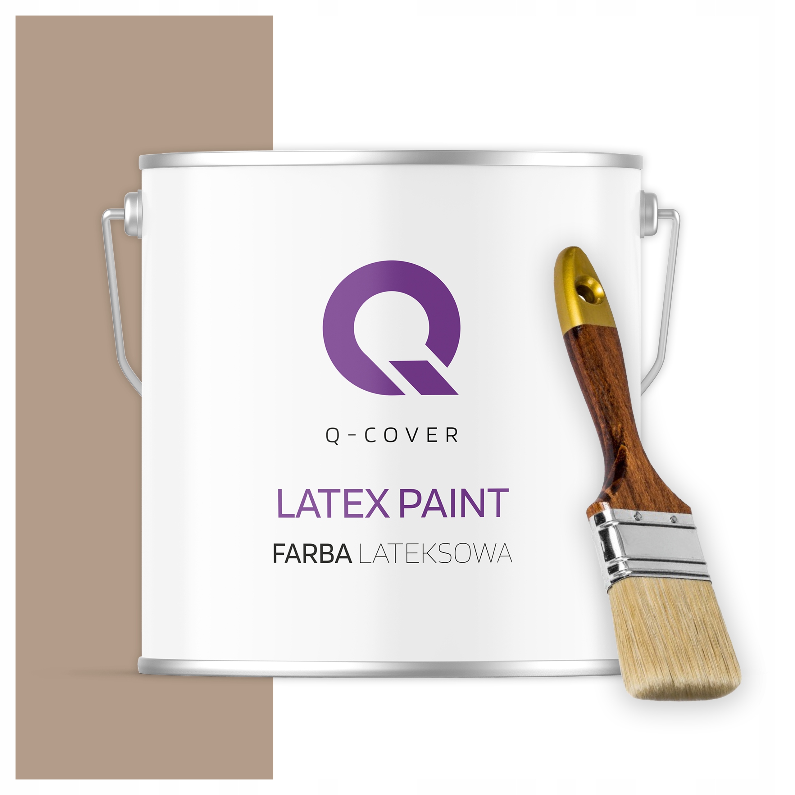 Barva na stěny stropů Hluboká matná 5L Ořechová H4934 štětec