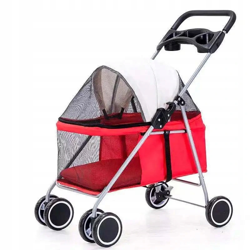 Levně Buggy Light Kočárek pro psy 46 x 91 x 69 cm, Červená