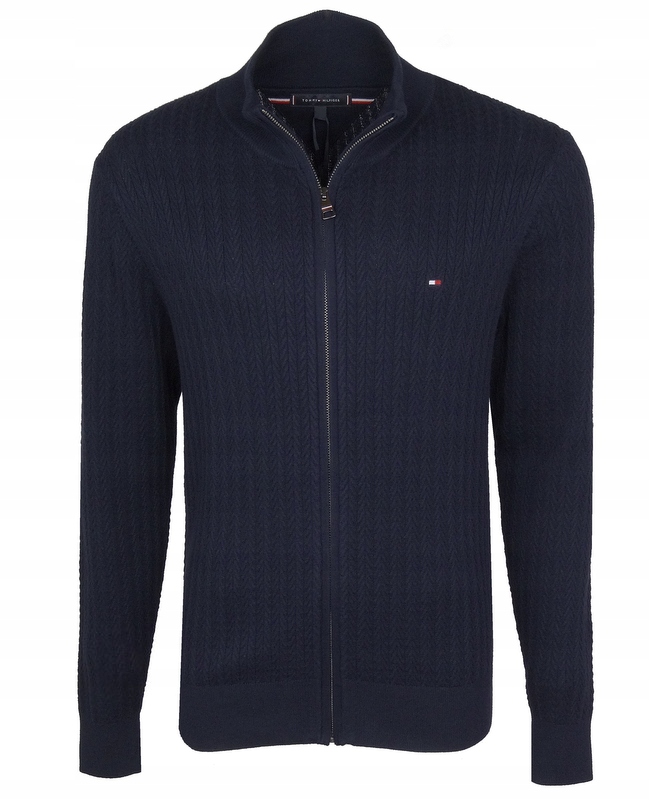 Tommy Hilfiger pánský rozepínací svetr, tmavě modrý, M