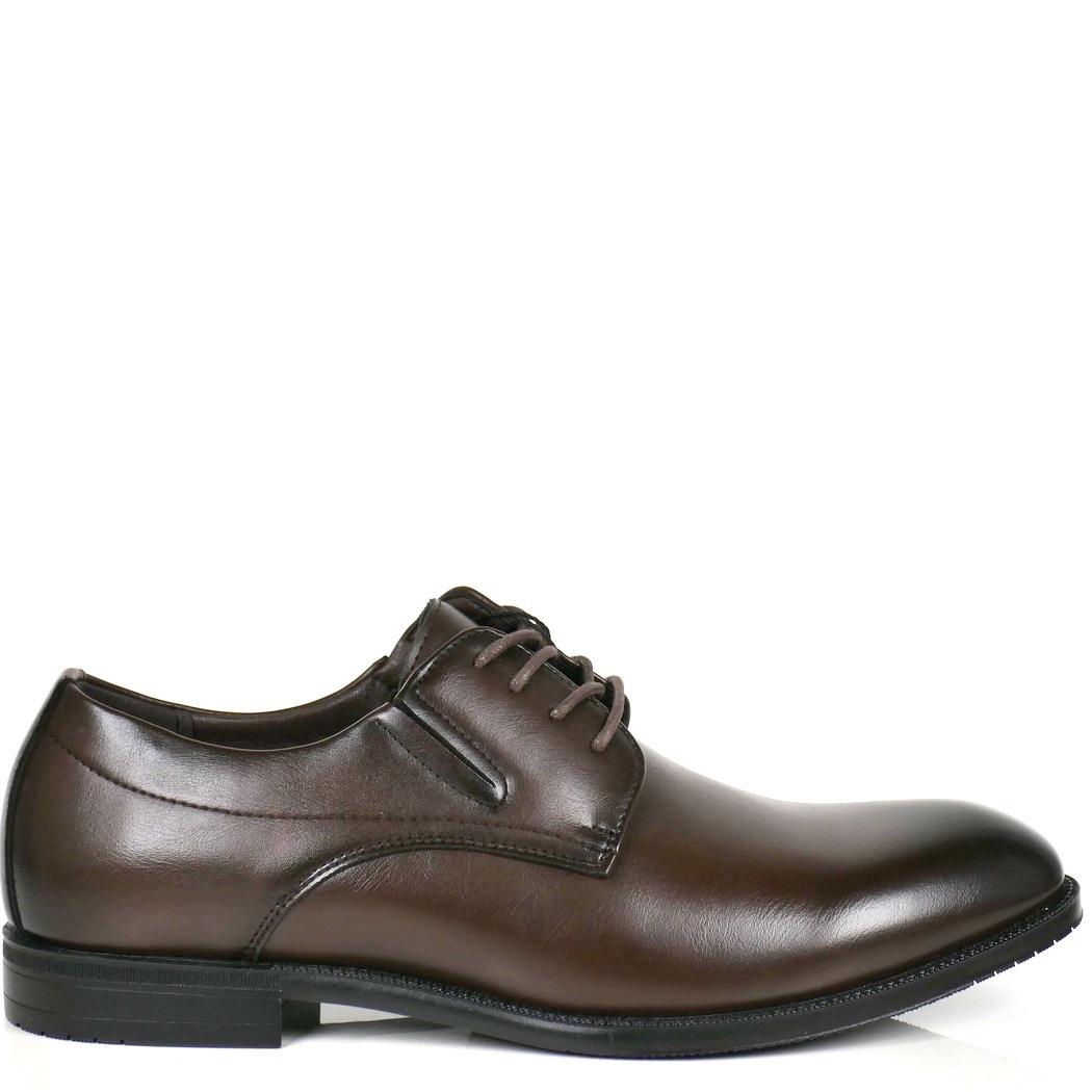 Pánské Společenské Polobotky Skotnické Hnědé Čokoládové Elegantní Kvalita J6
