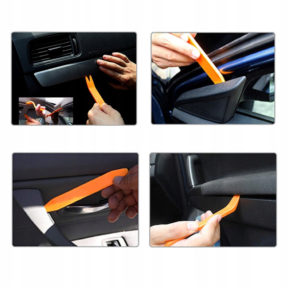 SPINKI KOŁKI KLIPSY SAMOCHODOWE DO AUTA TAPICERKI + 4 ŁYŻKI ŚCIĄGACZE Kod producenta SPINKI DO ZDERZAKA TAPICERKI