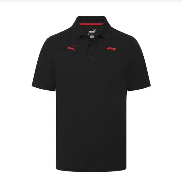 Polokošile Puma x F1 Pánské Černé Bavlněné Formule 1, r-r S, originál