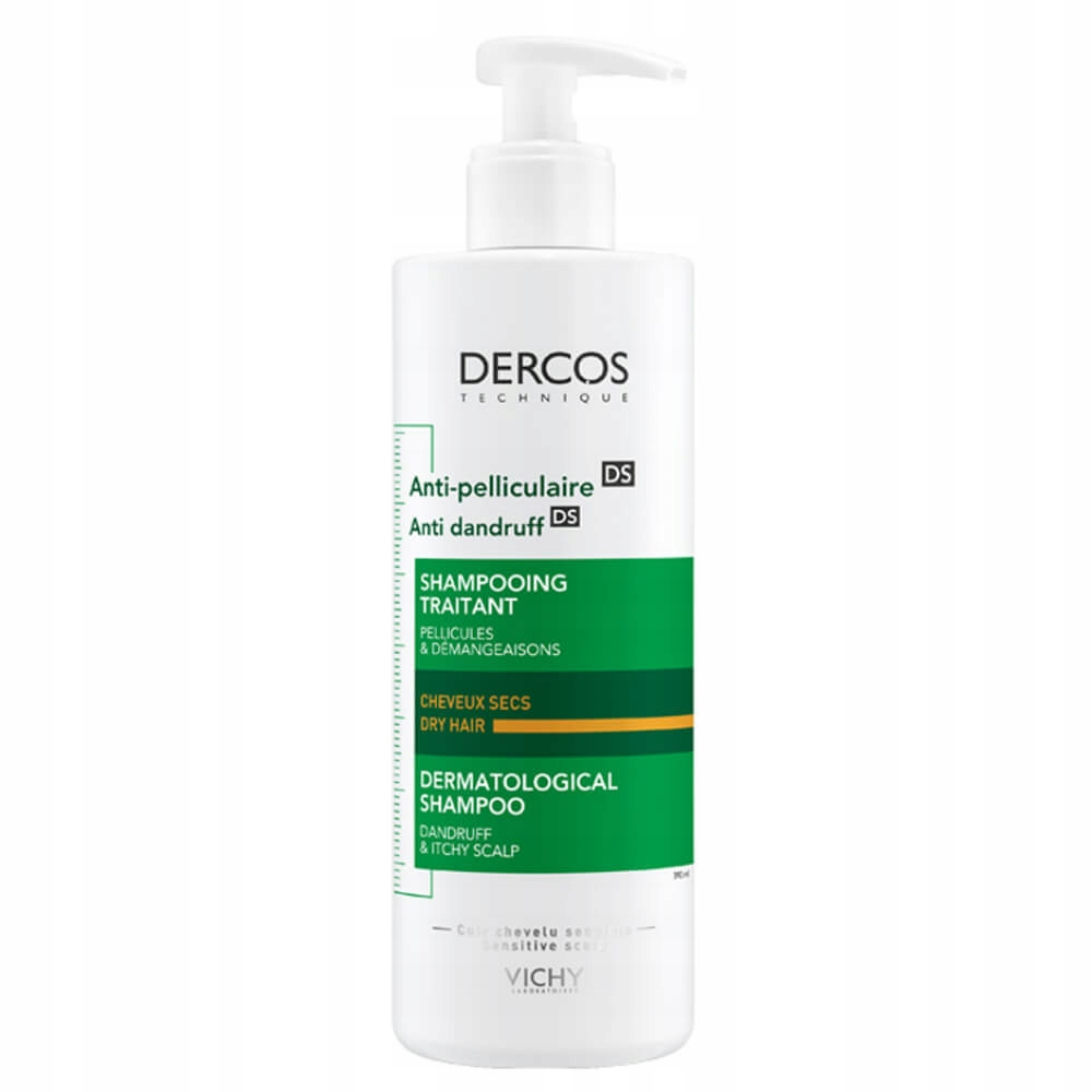 Vichy Dercos Anti-Dandruff szampon przeciwłupieżowy suchy łupież 390m