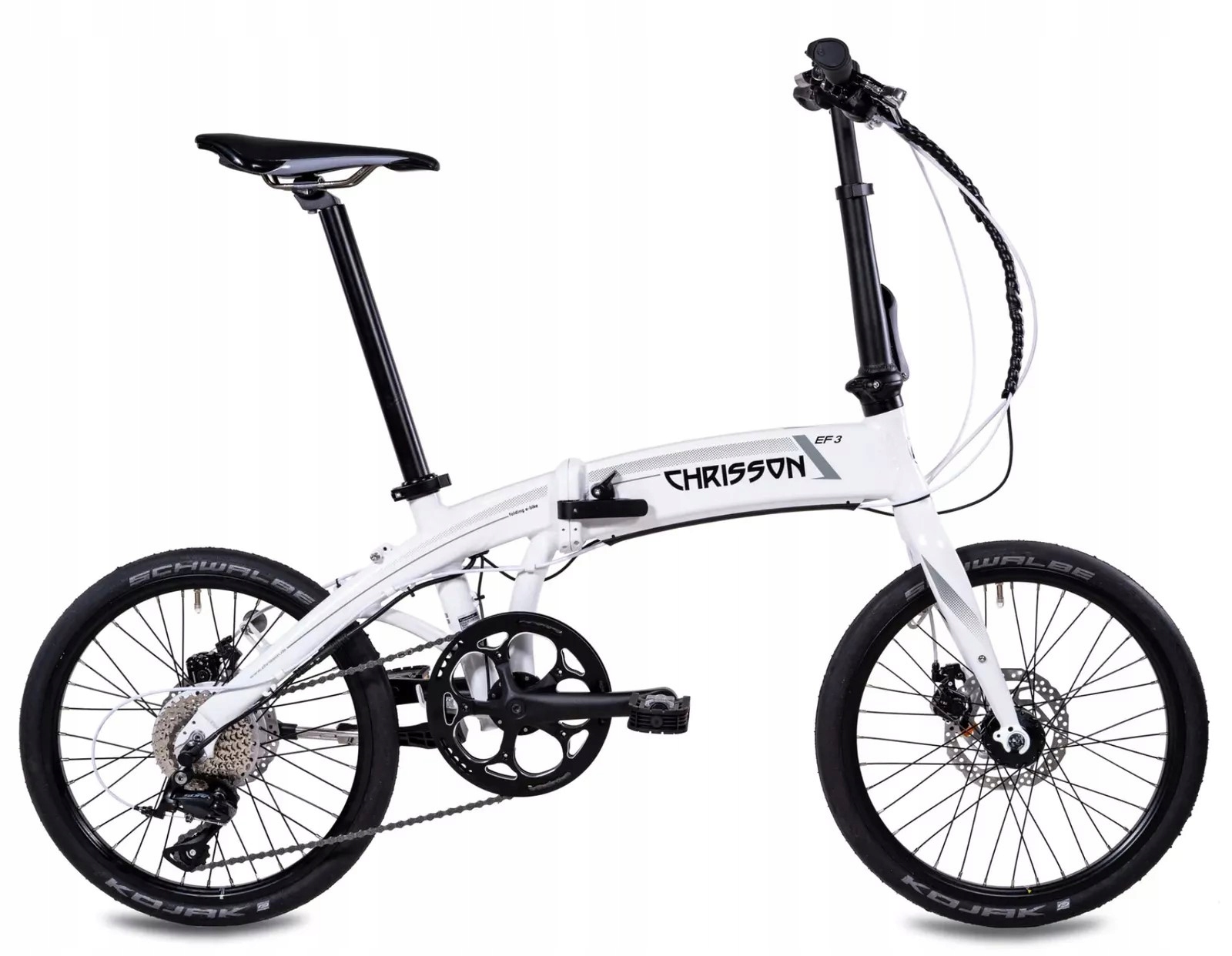 Rower Elektryczny Składany 20" Składak Miejski 250W Męski Damski Shimano