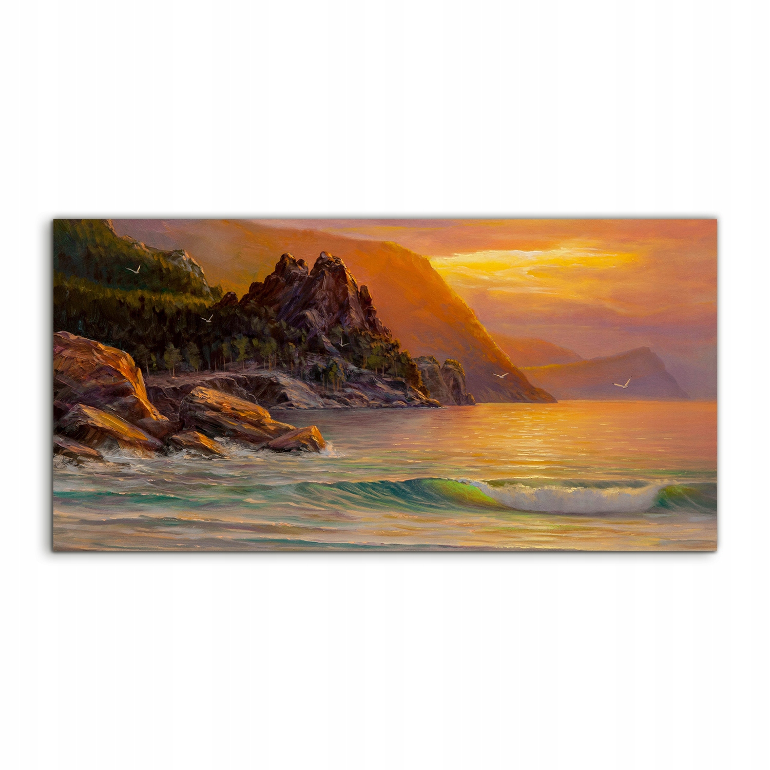 

Fotoobraz 120x60 na ścianę Ocean Fale Morze Sztuka