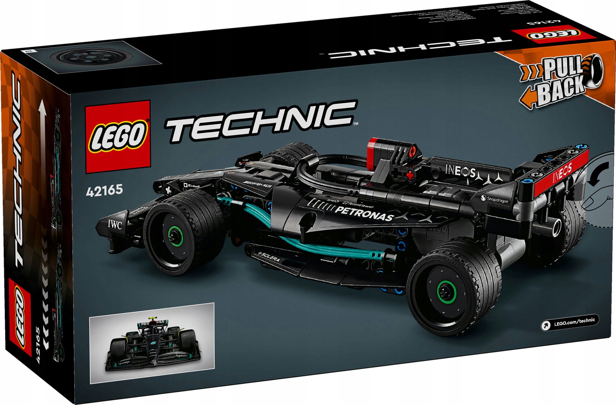 LEGO TECHNIC 42165 MERCEDES-AMG F1 W14 E PERFORMANCE PULL-BACK Numer produktu 42165