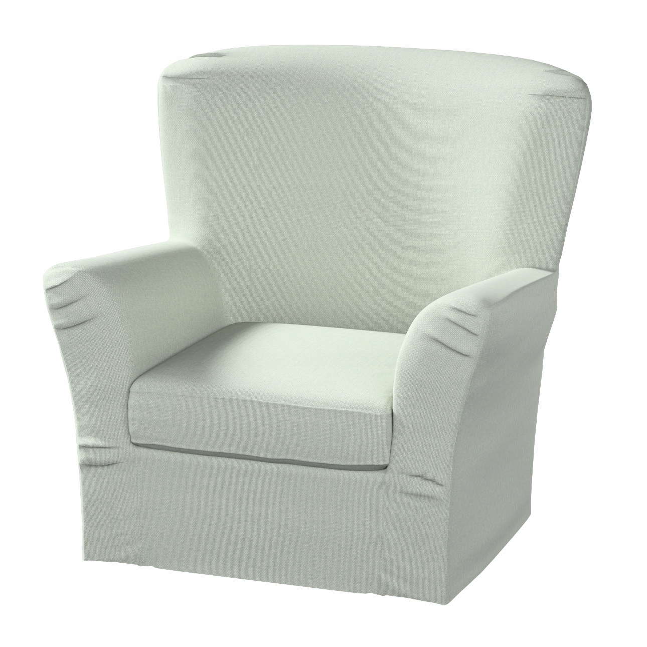 Potah na křeslo Tomelilla vysoký s záložkami Ikea modrý