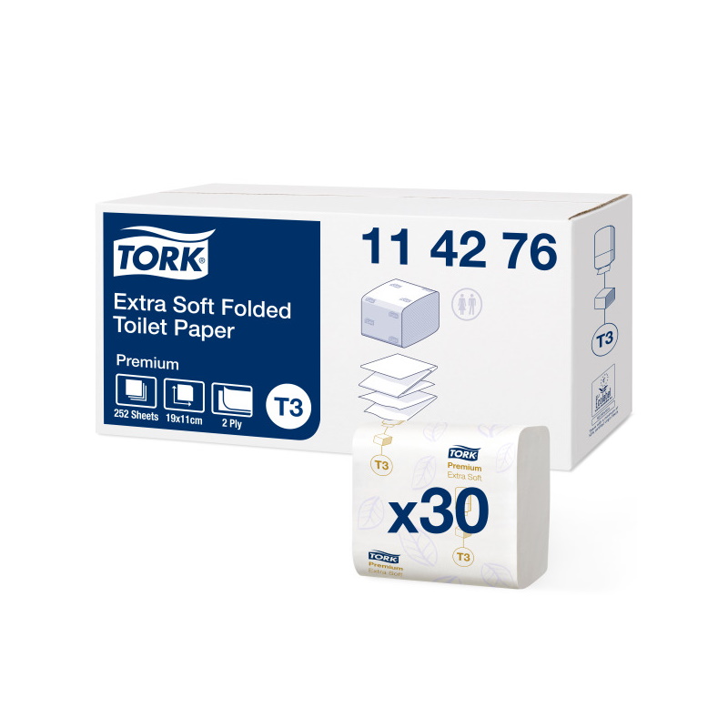 

Papier Toaletowy Zz Premium 114276 biały Tork T3 8