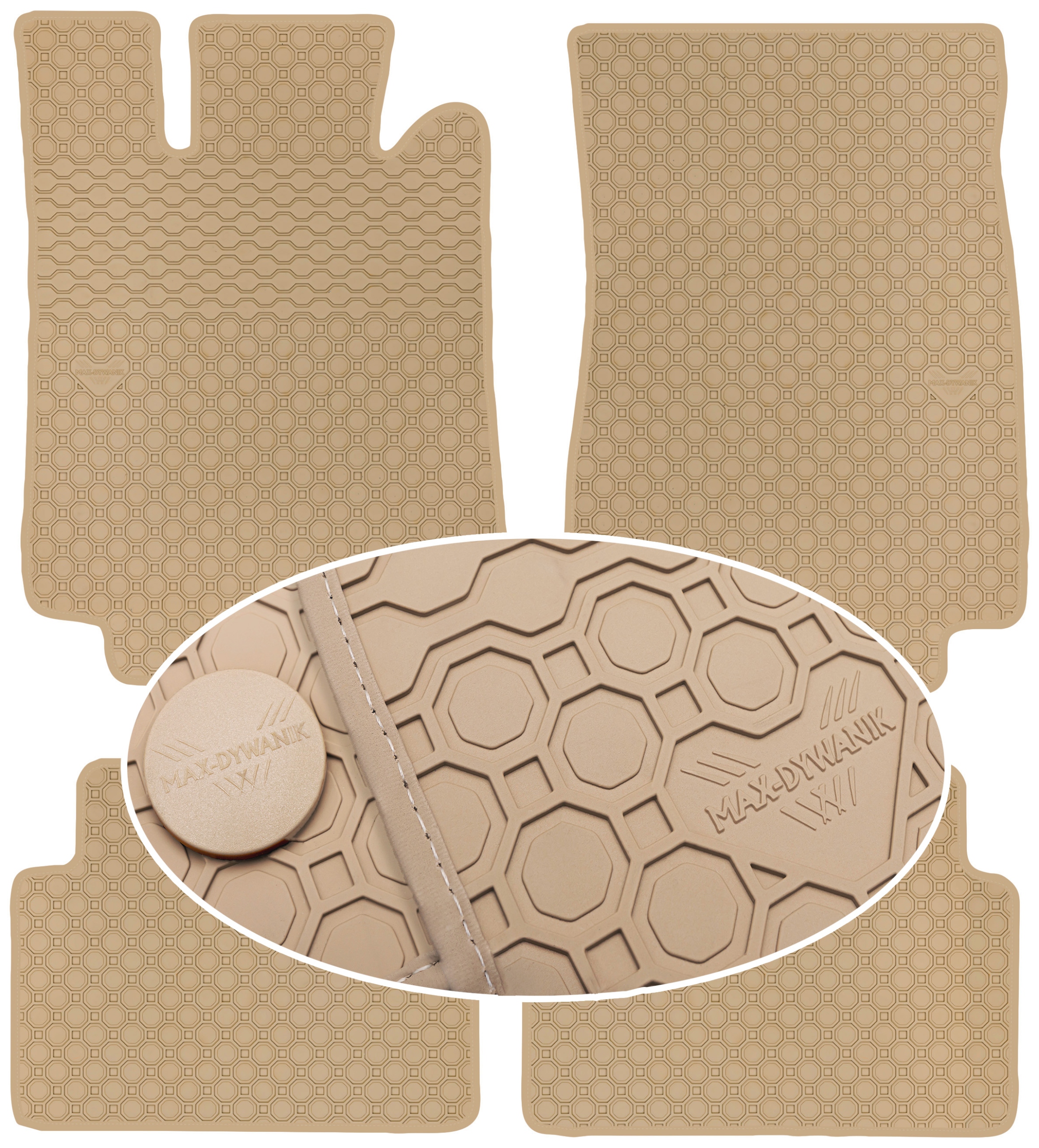 S-Klasa W220 1998-2005 Koberce Béžové