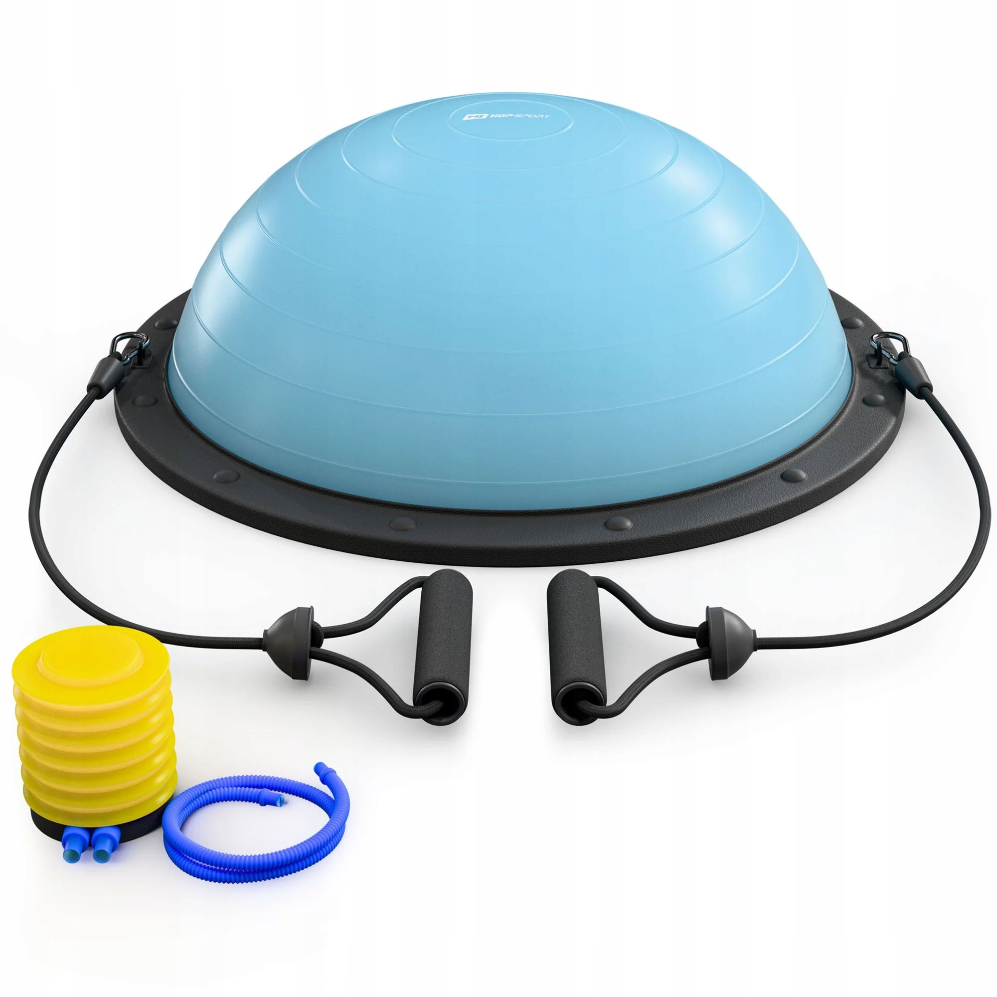 Balanční podložka 58 cm modrá s expandéry, oboustranná a protiskluzová