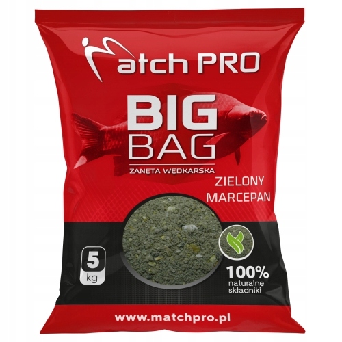 Zanęta Big Bag Zielony Marcepan 5kg Matchpro