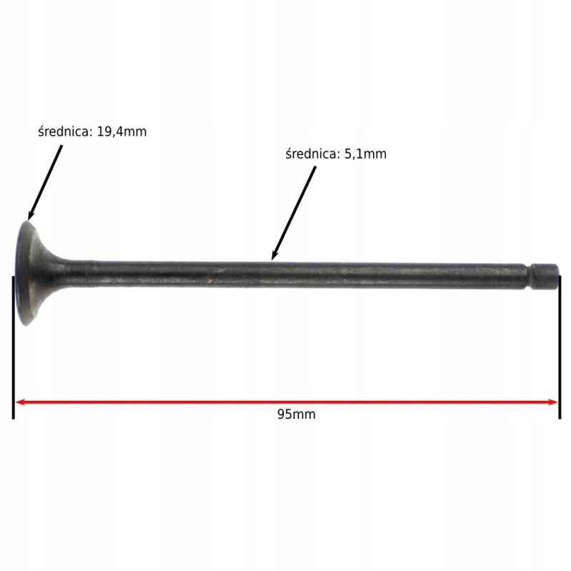 Zawor wydechowy Piaggio 873839 OEM Part number 873839