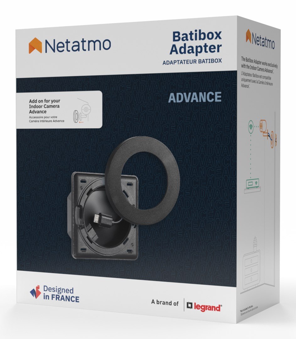 2× Akcesorium montażowe do kamery Netatmo Batibox NPC-BAT-B czarne