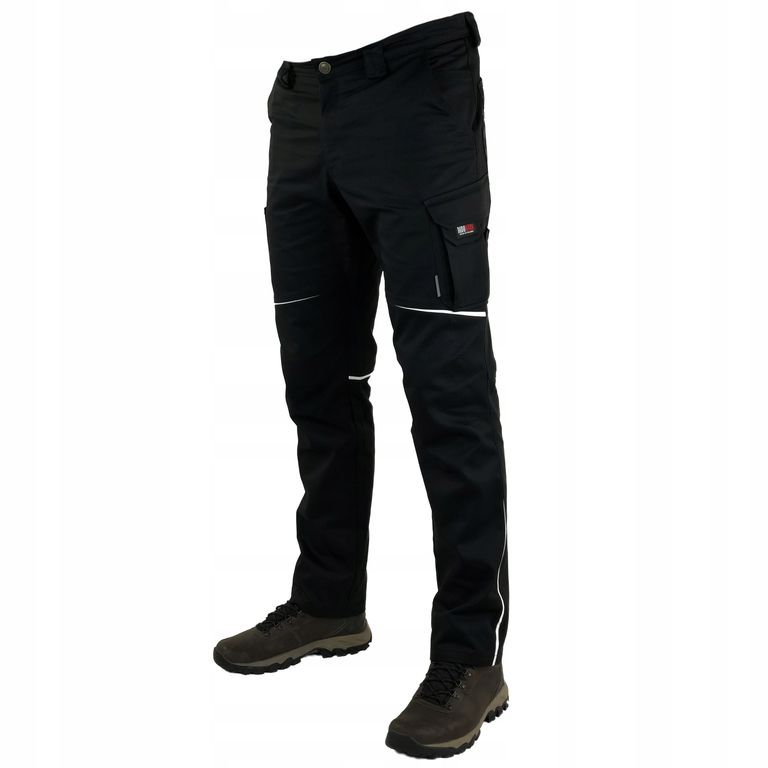 Spodnie Robocze DuduWork Czarne Ze Srebrnym roz.52