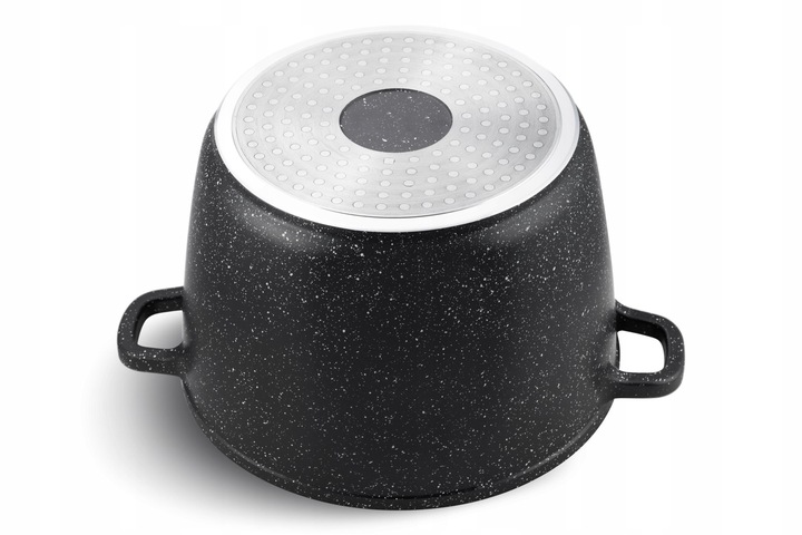 Zestaw 2 garnków Hoffner Elegance 4 el. 10L/6L Kolor czarny