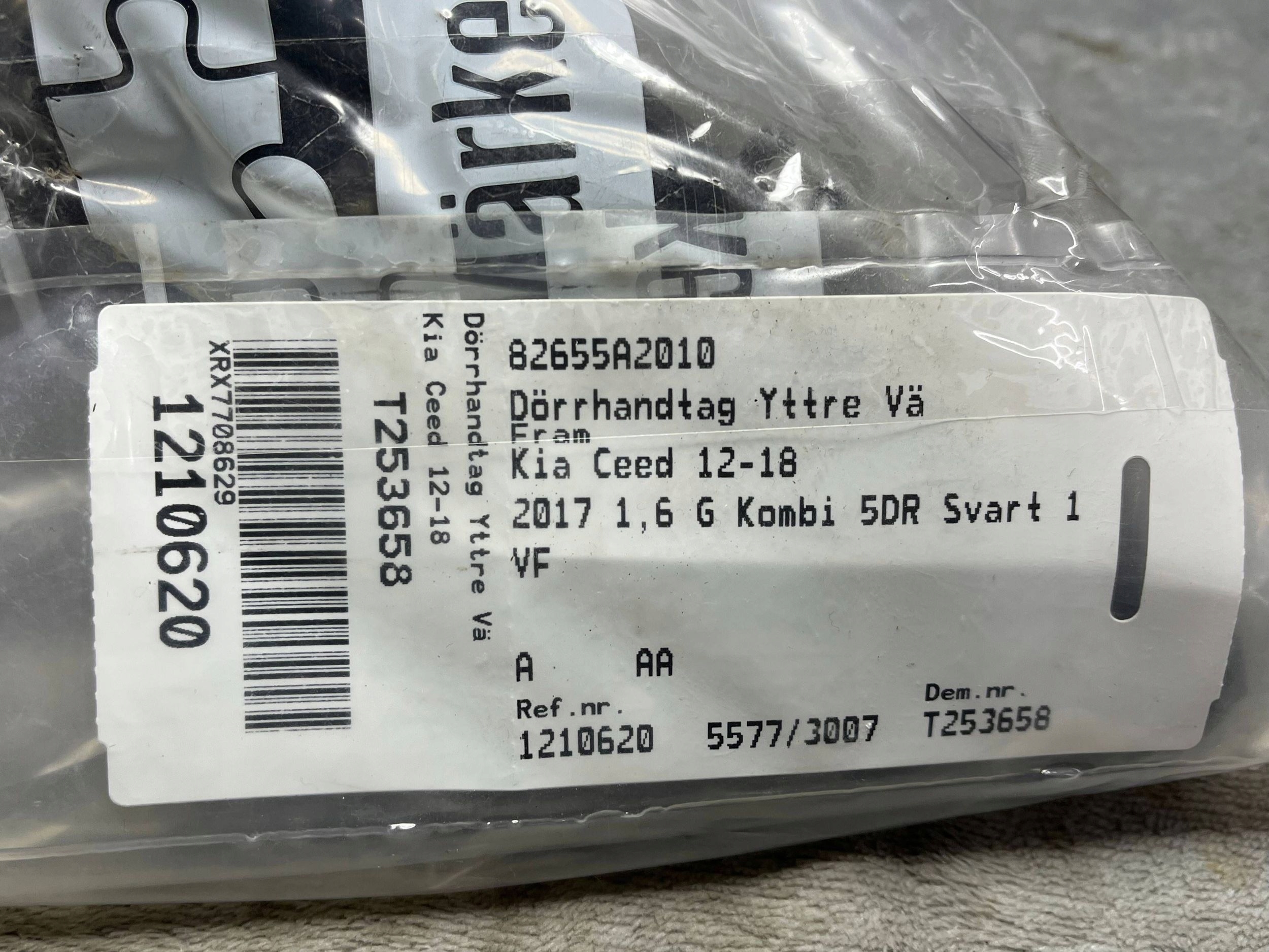 handle KIA CEED II 2 left front 82655 A2010 !J