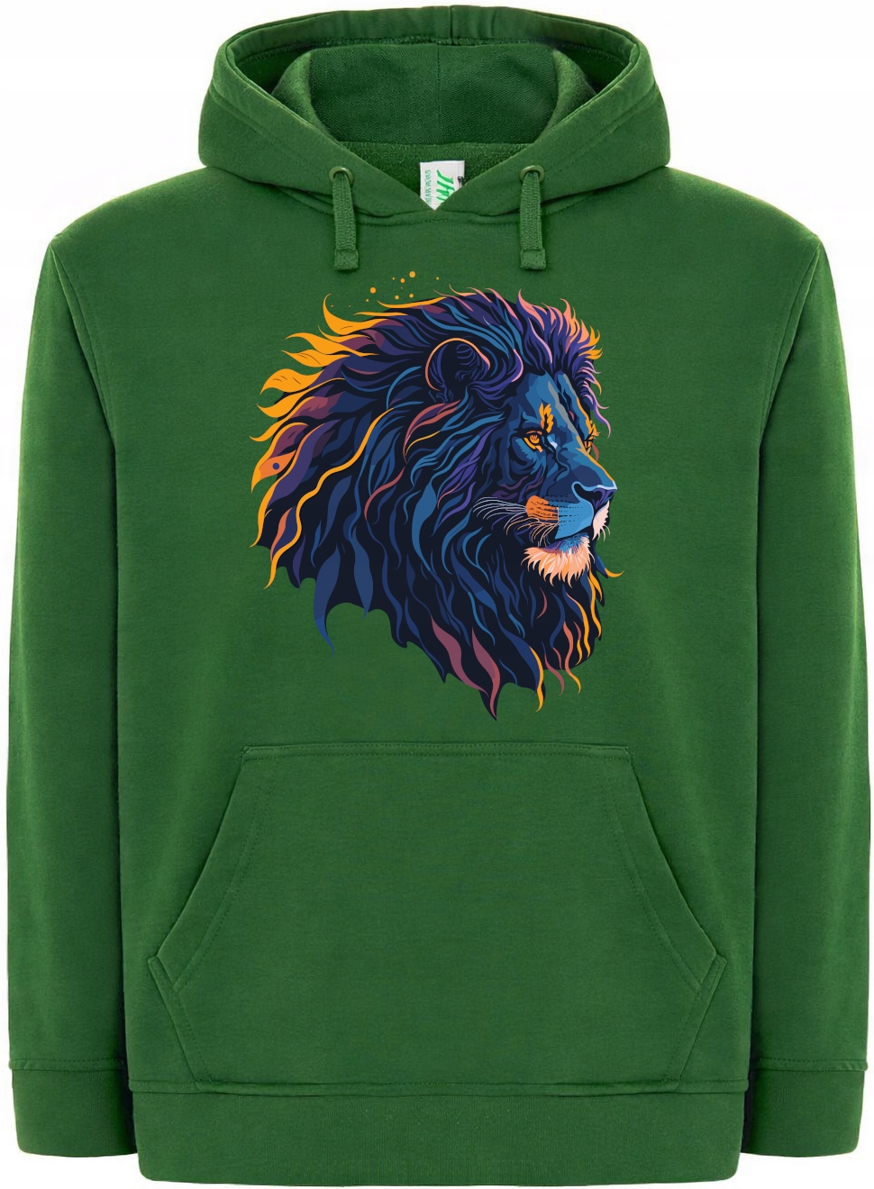 Mikina s kapucí Barevný Lev Módní Dárek r.XL