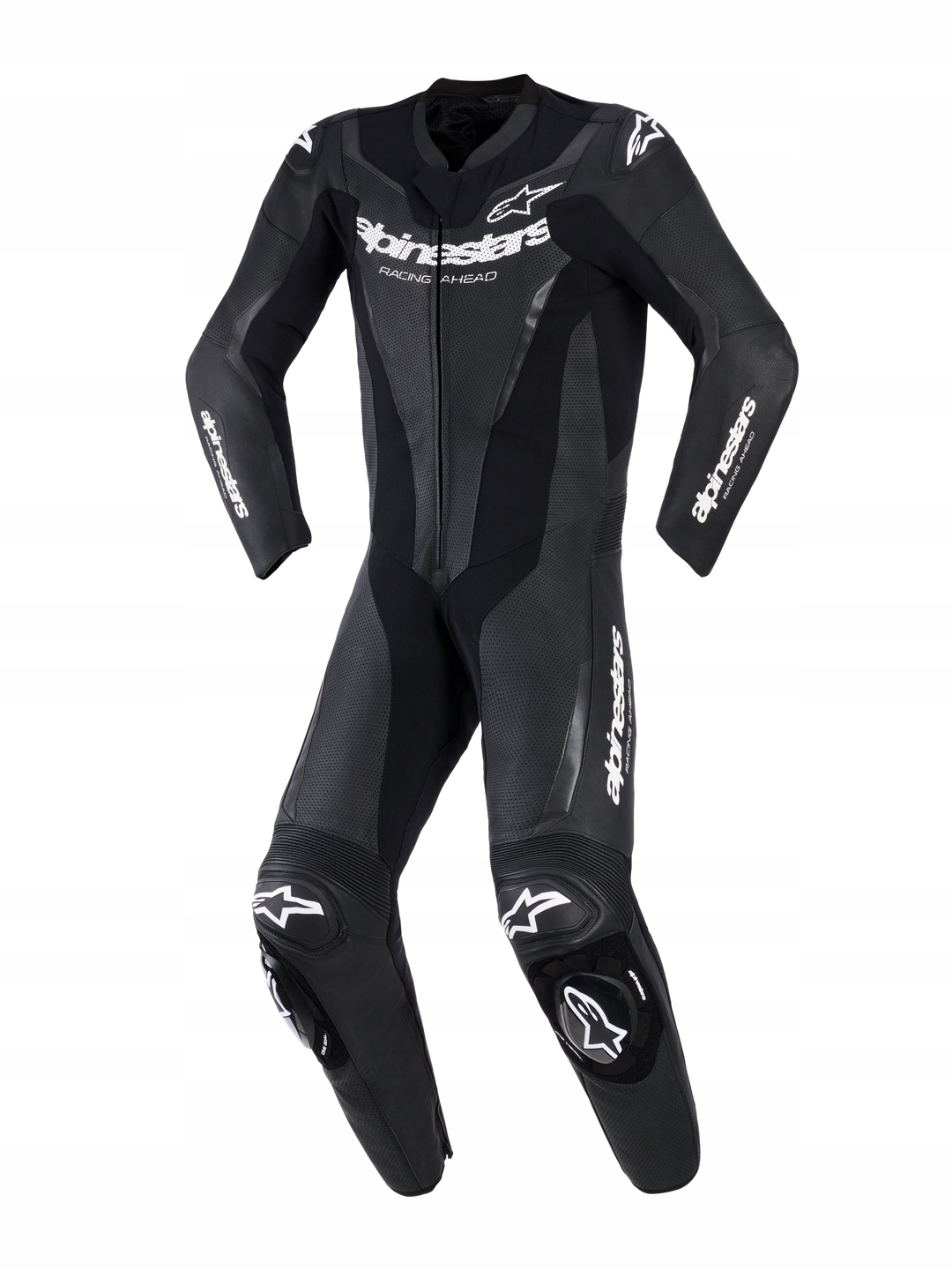 Jednodielna Kožená Kombinéza Alpinestars Gp Force V2 1PC Čierna (54)