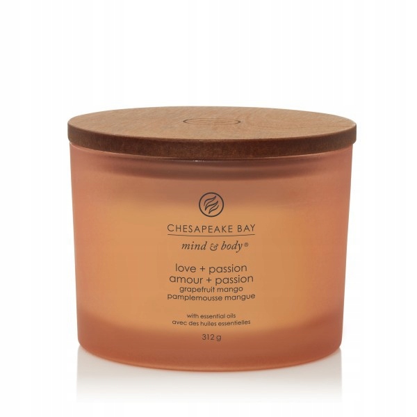 Velká svíčka se 3 knoty Love & Passion Chesapeake Bay Candle