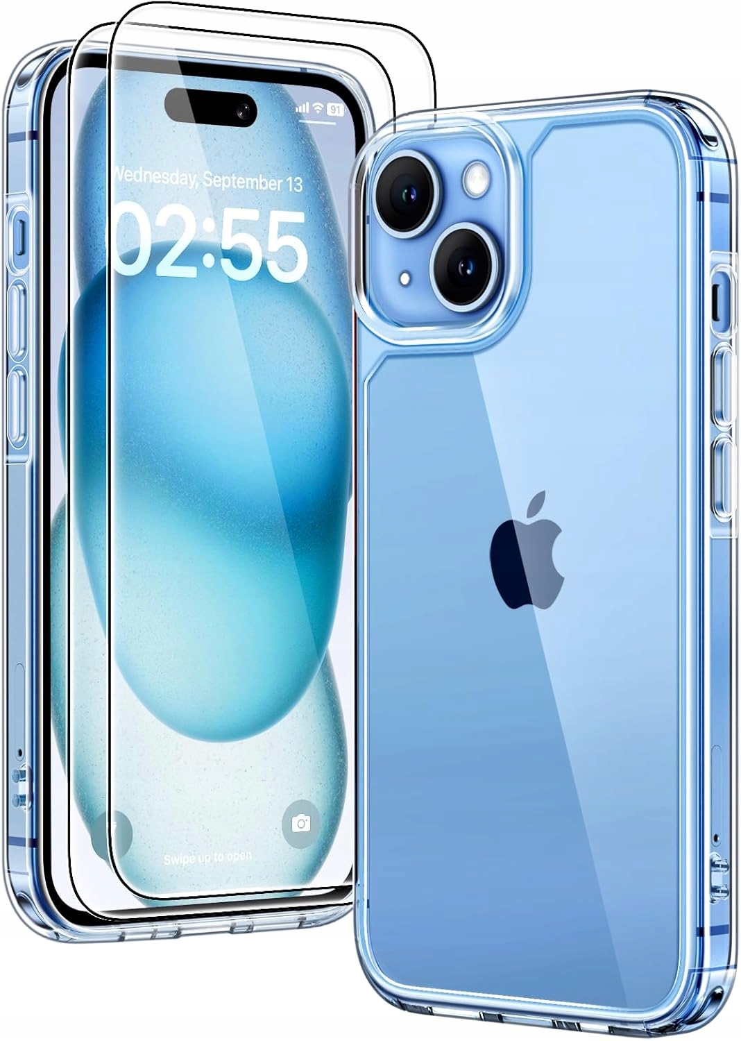 Tauri plecki etui iPhone 15 2x Osłona Ekranu Przezroczyste