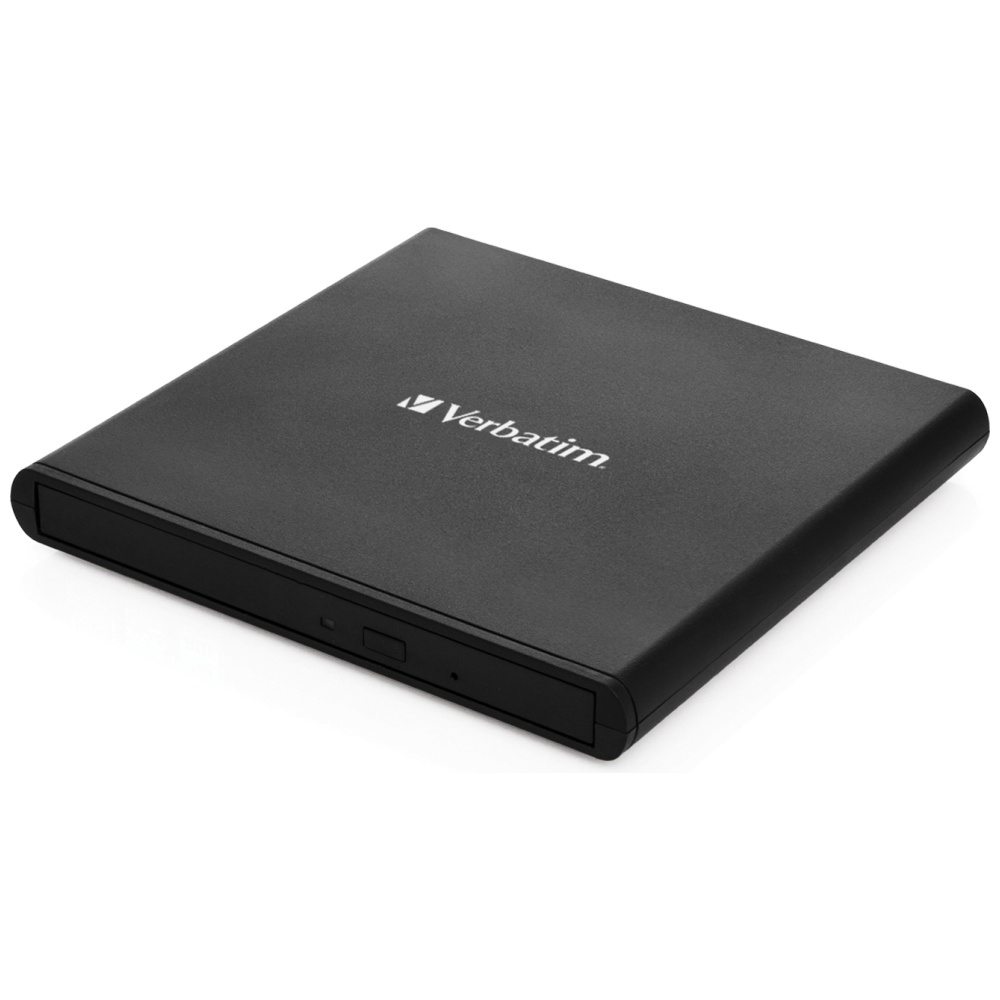 Verbatim Nagrywarka Slimline CD/DVD Usb-a kabel Usb-a/usb-c czarny 98938
