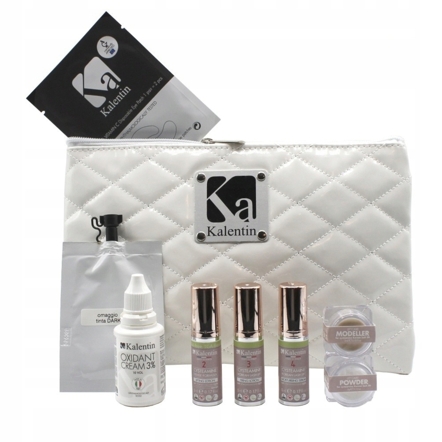 Lash Lift Set Zestaw koreański do liftingu rzęs z cysteaminą Kalentin