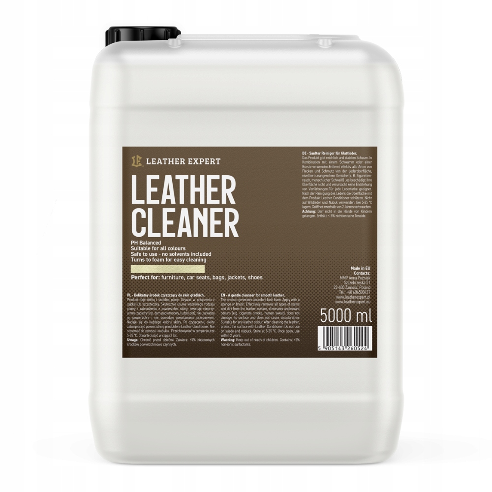 Leather Expert Cleaner для очищення шкіри 5L