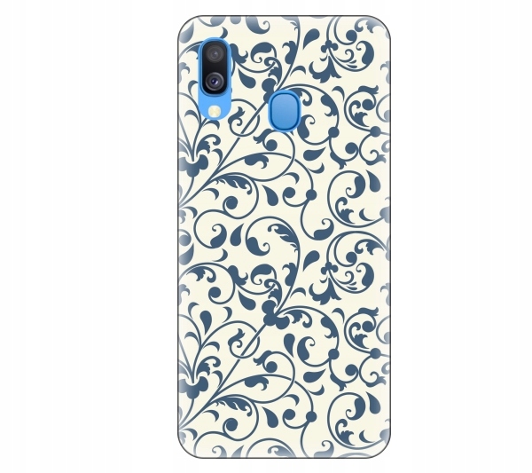 

Etui pokrowiec Samsung Galaxy A40 Kwiaty floral