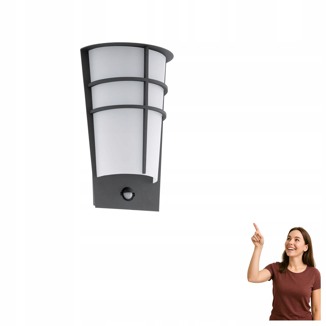 Nástěnná Led lampa 2x2,5W se senzorem Breganzo 1 96018 Eglo