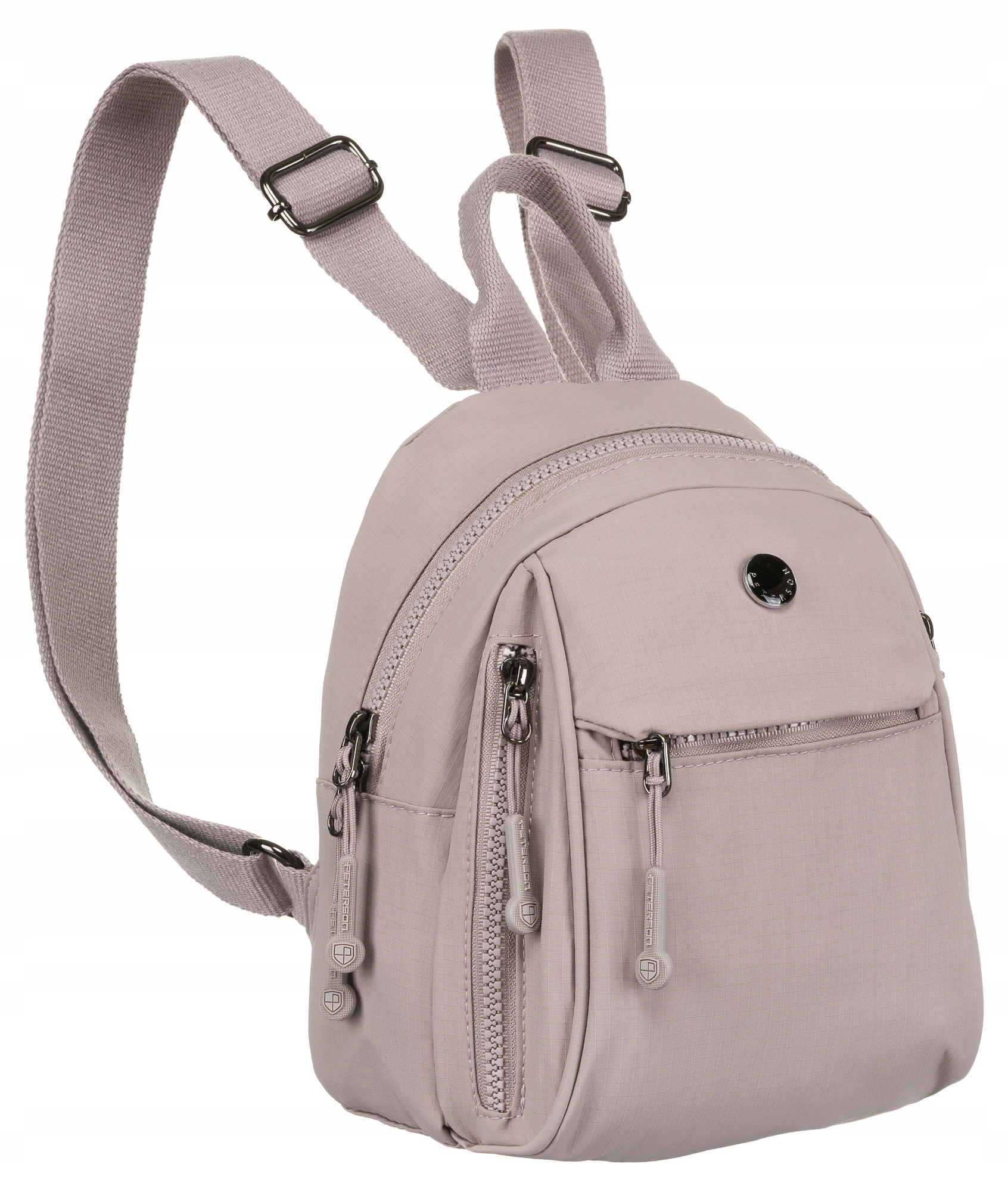 Peterson plecak damski mały sportowy z długimi ramiączkami kieszonki