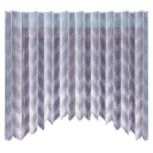

Firanka żakardowa gotowa biała Fale 300x150cm